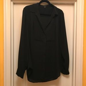 J.Crew Tuxedo Style Top - 14 TALL